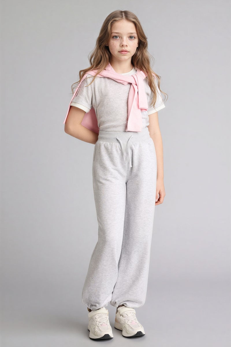 DeFacto Grey Girl Girl Jogger Sweatpants Casual - Image 2